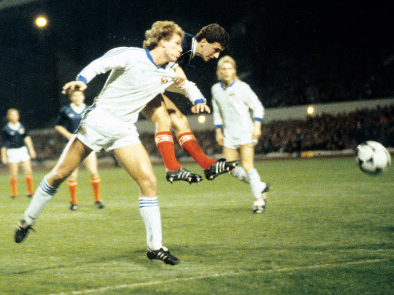 World Cup qualifier, which Scotland won 3-0 at Hampden. McStay scored twice. Slightly unusually for the mercurial midfielder, his first and indeed debut goal for Scotland was a header. His second and the one that propels him into this list was a trademark 25-yarder with barely any back-lift into the top corner from a Dalglish lay-off.