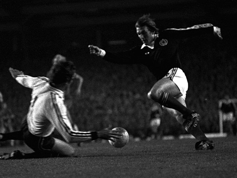Still in the early days of establishing himself as the King of Anfield following his move to Liverpool from Celtic, Dalglish graced an iconic night for Scotland at the stadium with a neatly cushioned header into the far corner from Martin Buchan’s cross from the right. Not necessarily renowned for his heading ability, Dalglish seemed to hang in the air while letting the ball glance off his head to seal Scotland’s passage to the 1978 World Cup.