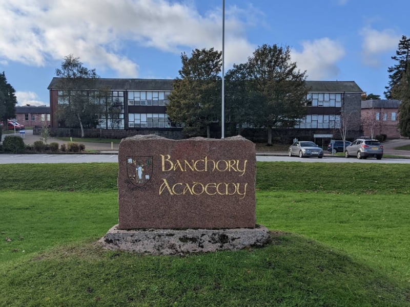 Banchory Academy is the top performing school in Aberdeenshire when it comes to exam results, with 62 per cent of pupils gaining at least five Highers. The school has 849 pupils and came 29th in the whole of Scotland in the league table.