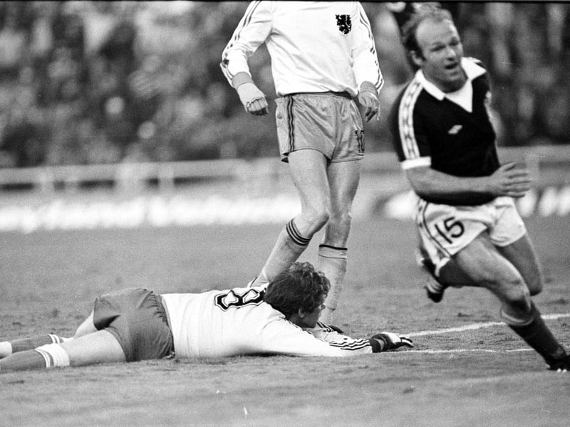 Sorry, Archie, time’s up. But you’re still the scorer of Scotland’s second greatest goal of modern times having enjoyed the status of scorer of Scotland’s greatest goal since that June evening in Mendoza in 1978 until 18 November 2025. We all know how he did it – three Dutch players, including future Celtic manager Wim Jansen, left trailing the little midfielder’s wake before he dinks the Adidas Tango Durlast ball over the keeper for instant immortality and a later reference in Trainspotting.