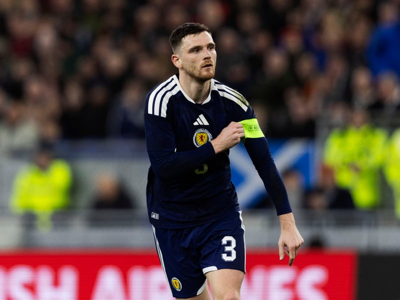 The Scotland skipper will depart Liverpool this summer after a trophy-laden nine-season stay at the club, with reports claiming he will sign for Tottenham Hotspur on a free transfer when his contract expires next month. Fell behind Milos Kerkez in the first half of the campaign at Anfield, but won his place back in Arne Slot's starting XI towards the back end of the season. Started four of Liverpool's last six league games.