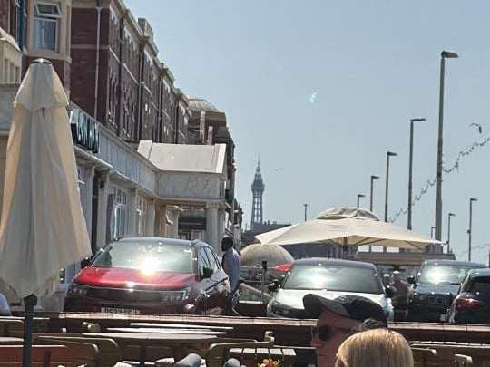 Relaxing in a beer garden in the glorious sunshine. Thanks to Stuart White for sharing.