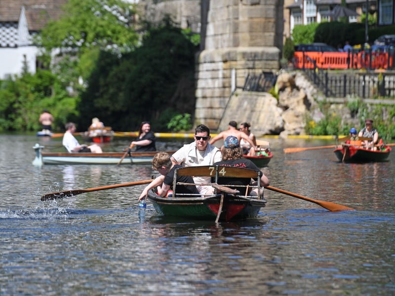Knaresborough is a great day out throughout the year, so it's no surprise that it was a popular destination.