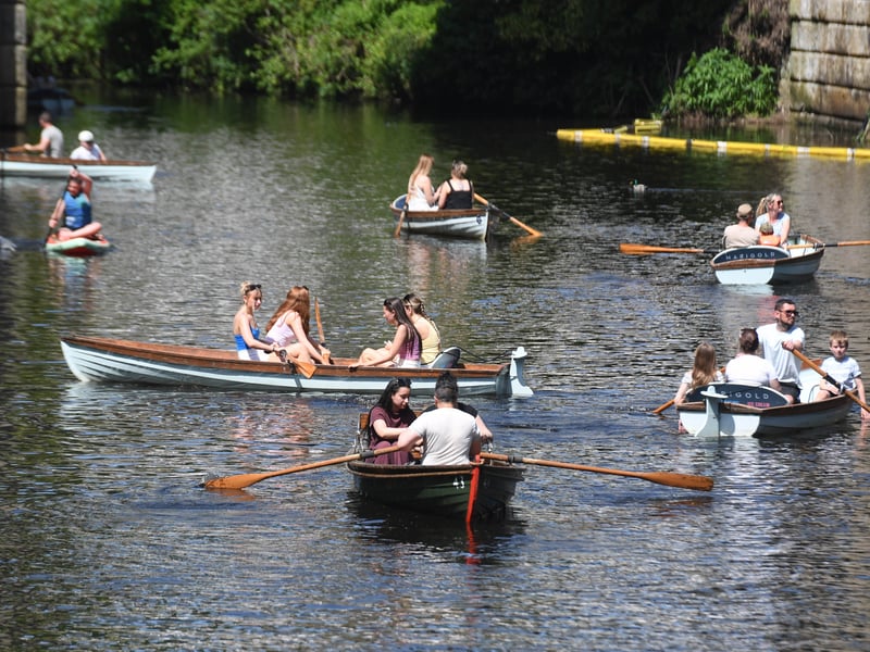 People have been making the most of the bank holiday heatwave.