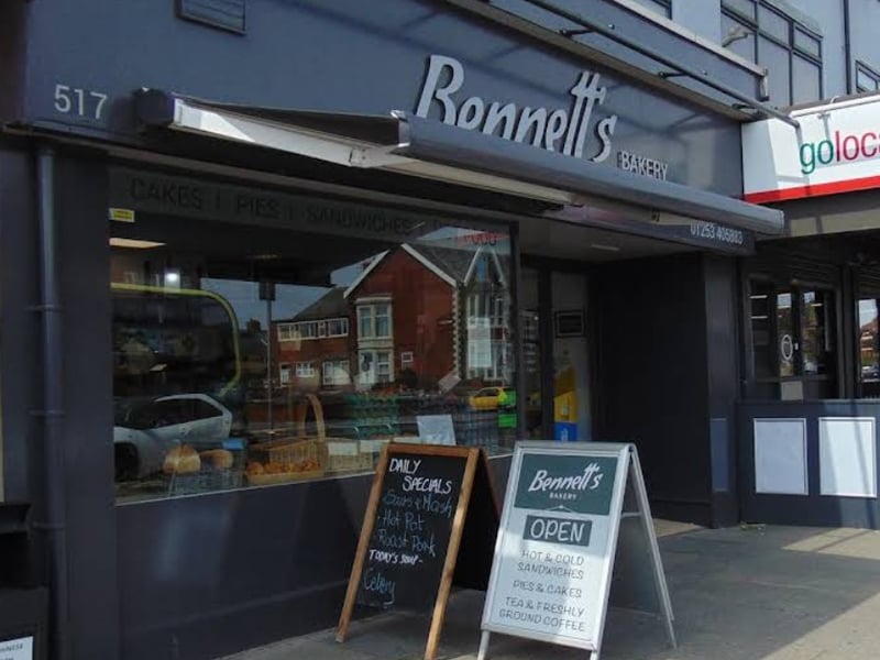 Bennett's Bakery, Blackpool, rated 5 star on May 18