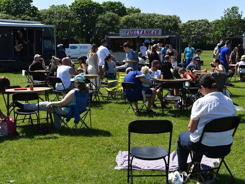 South Shields saw temperatures soar over the bank holiday weekend.