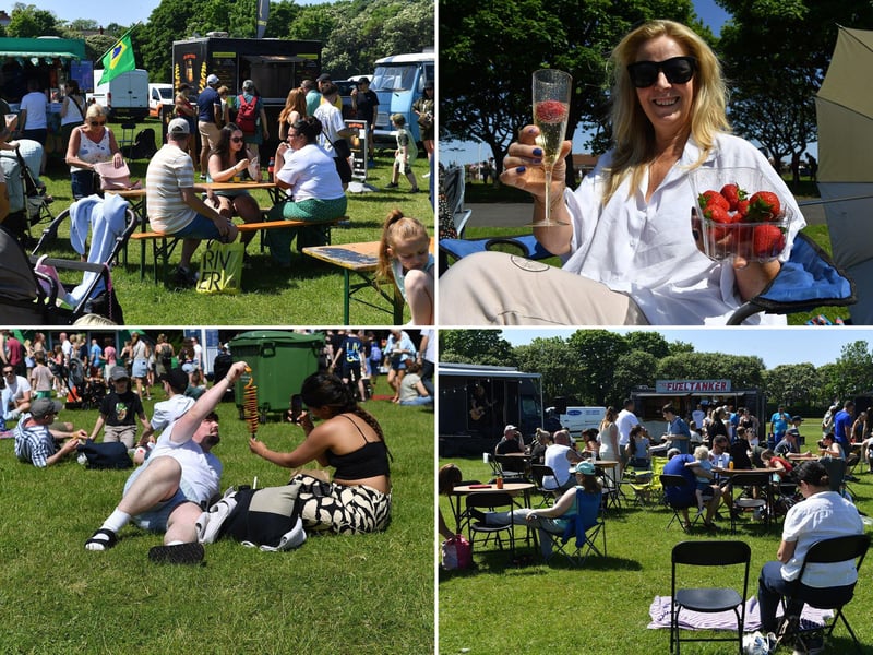 Members of the public were spotted enjoying their bank holiday weekend at South Shields' The Great North Feast in the Park.