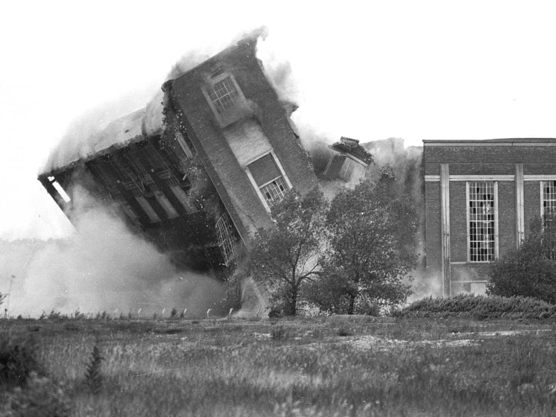 Wakefield Power Station is demolished in June 1994