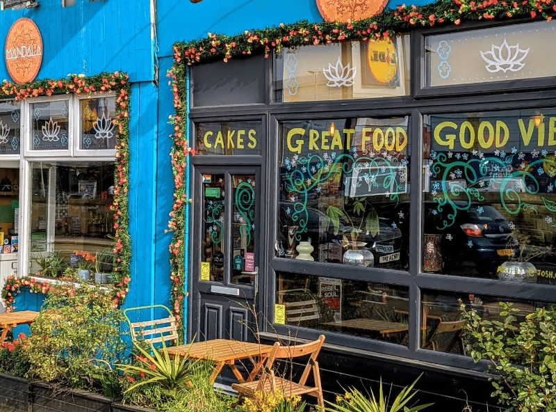 Mandala Café & Eatery is an independent café, events space and community hub on Chesterfield Road, Sheffield. According to it's website it offers a warm welcome, great coffee, attentive service, chilled music and good vibes.