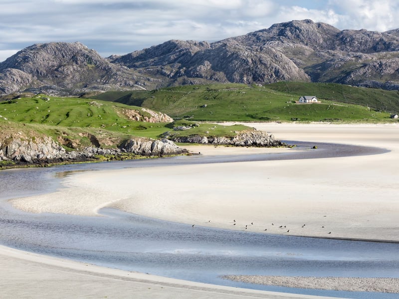 Lying on the south western side of the glorious Isle of Lewis, Uig Beach is where the famous Lewis Chessmen, which currently reside in the National Museum of Scotland, were discovered. One couple said: "Wow, never seen such a vast area of white sand. The sea was out when we arrived so the beach was like an expanse of golden sands. It was beautiful. "