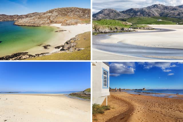 Four of the best beaches in Scotland.