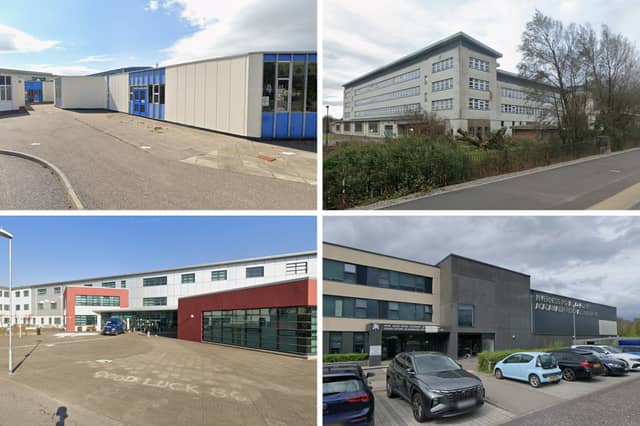 Four of the best performing secondary schools in the Highland Council region.