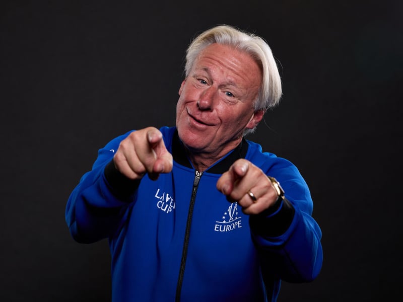 Swedish player Bjorn Borg became the first man in the open era to win 11 Grand Slam titles - a feat he achieved with six French Opens and five consecutive Wimbledons between 1974 and 1981. He came into the game just as prize money was increasing, meaning he was the first player to win over $1 million in a single season. He's estimated to be worth around $80 million. | Getty Images
