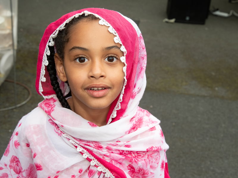 Aleen at Cultural Diversity Day at Castlebar Primary School.
