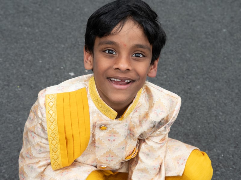 Akhi at Cultural Diversity Day at Castlebar Primary School.