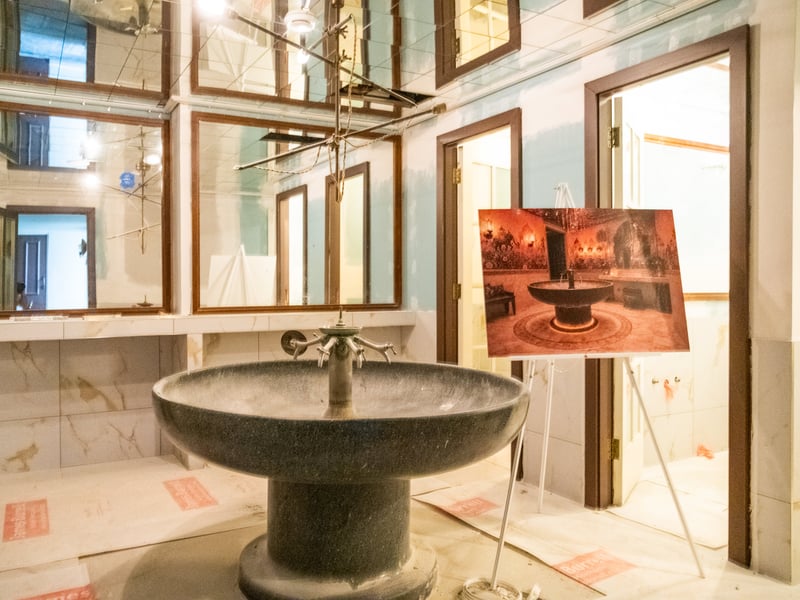 The refurbishment will include a bespoke fragrance experience within the washrooms.