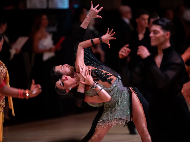 Amateur Latin at the Blackpool Dance Festival in the Winter Gardens