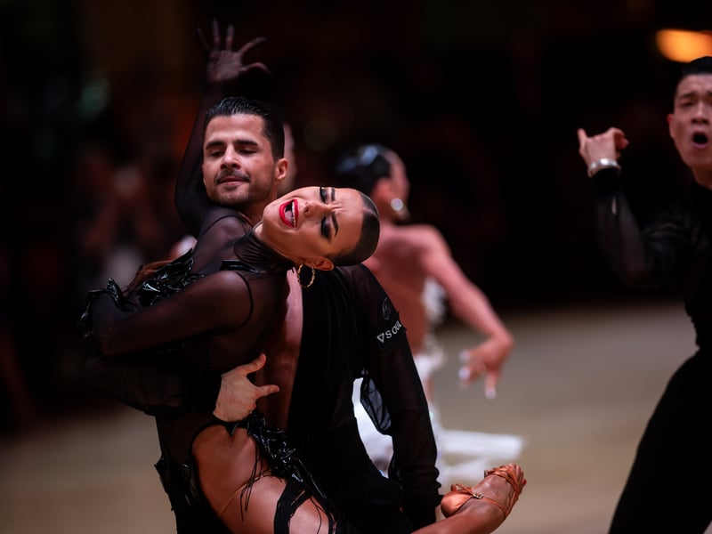 Amateur Latin at the Blackpool Dance Festival in the Winter Gardens