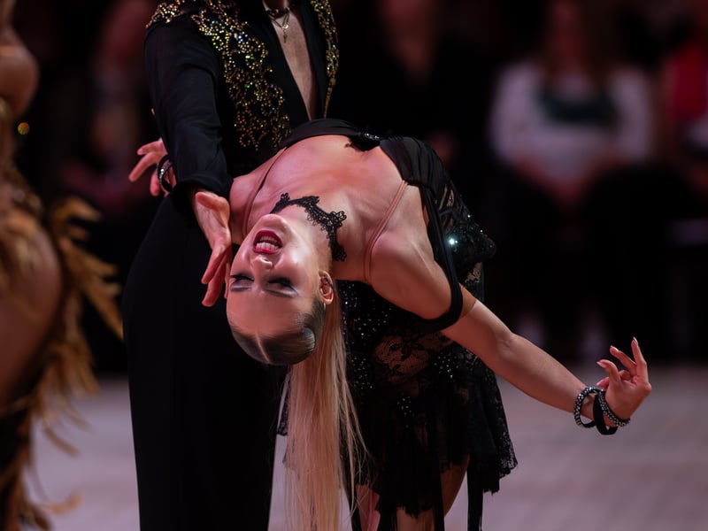Amateur Latin at the Blackpool Dance Festival in the Winter Gardens