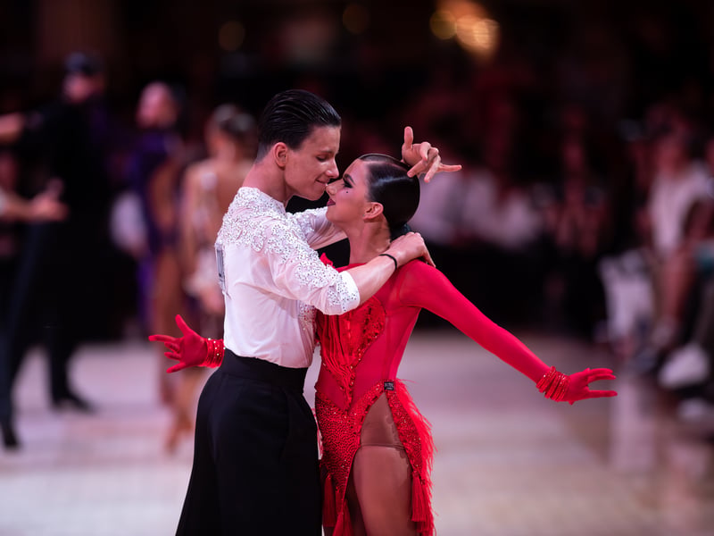Amateur Latin at the Blackpool Dance Festival in the Winter Gardens