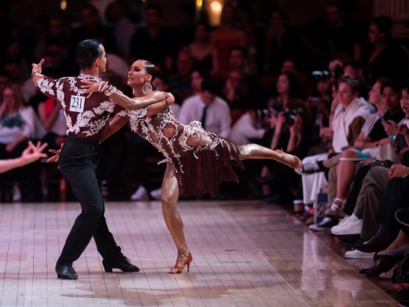 Amateur Latin at the Blackpool Dance Festival in the Winter Gardens