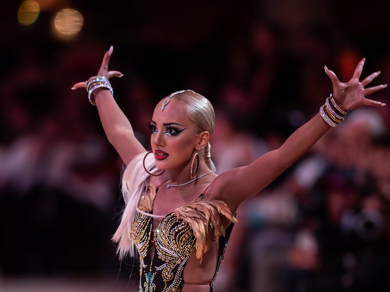 Amateur Latin at the Blackpool Dance Festival in the Winter Gardens
