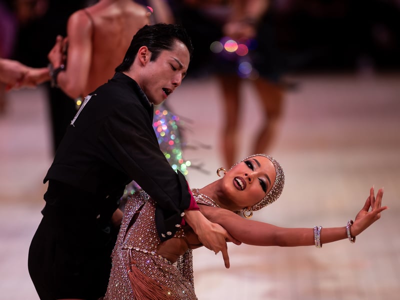 Amateur Latin at the Blackpool Dance Festival in the Winter Gardens