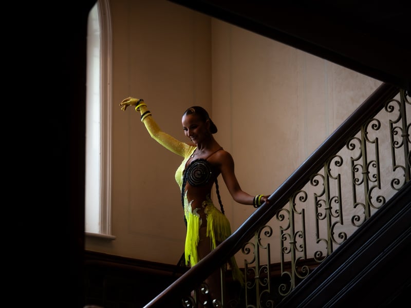 American Smooth dancers at the Blackpool Dance Festival in the Winter Gardens