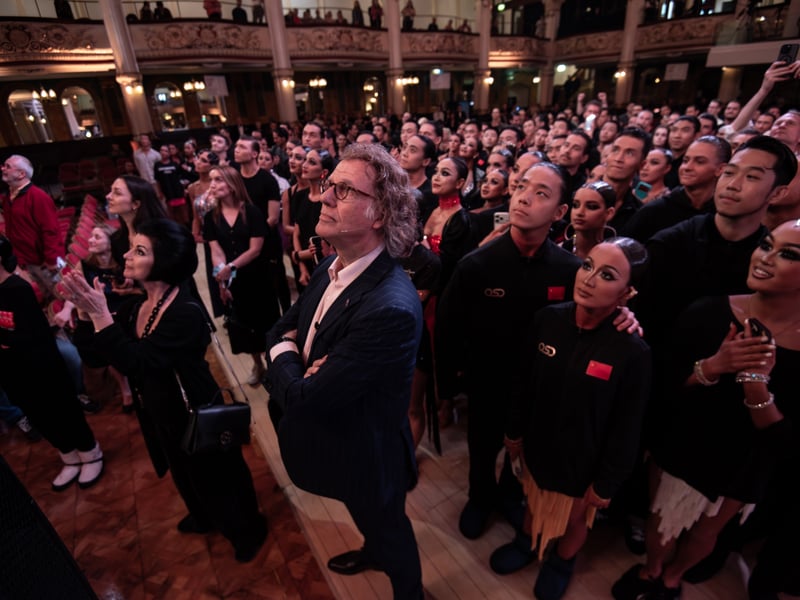 Andre Rieu at the Blackpool Dance Festival in the Winter Gardens