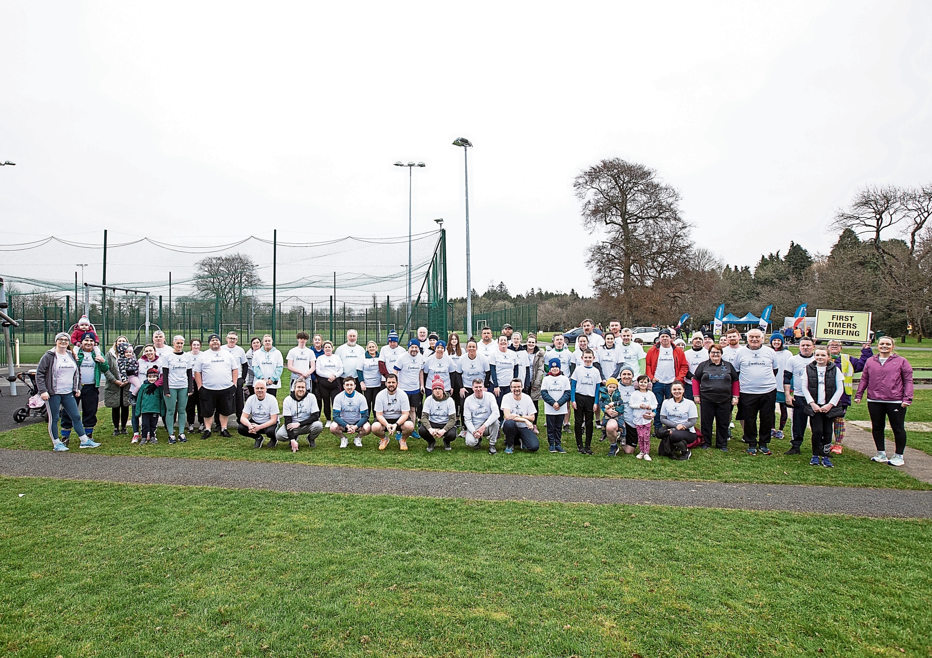 Longford parkrun played host to the Kiernan Steel Longford Operation Transformation 5k last Saturday morning, March 4 in The Mall Albert Reynolds Peace Park and pictured are the Kiernan Steel group