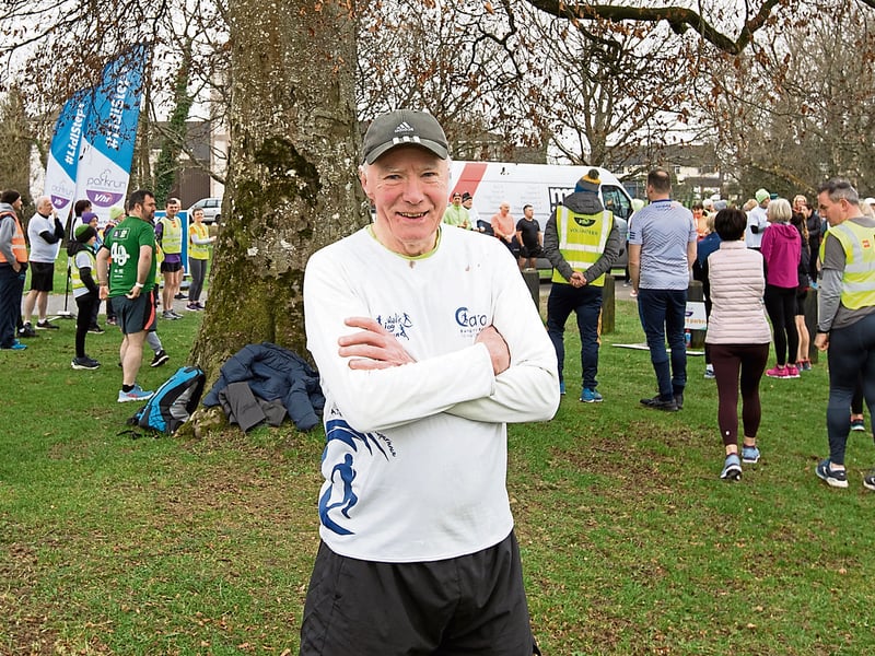 Father Ciaran McGovern, who is 60 years running and he enjoys the social aspect of Longford parkrun