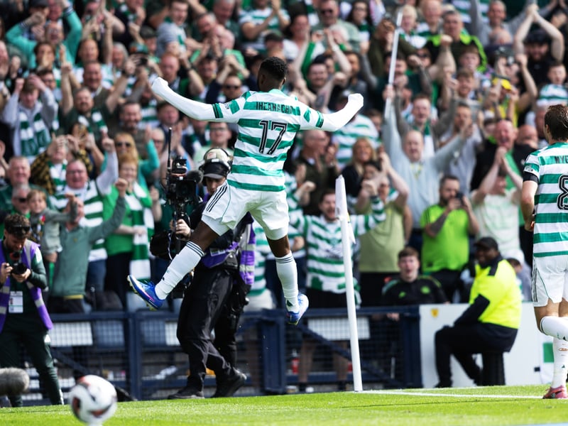 Fitness has been an issue but ex-Man City star proved the man for the big occasions for Celtic en route to double glory.