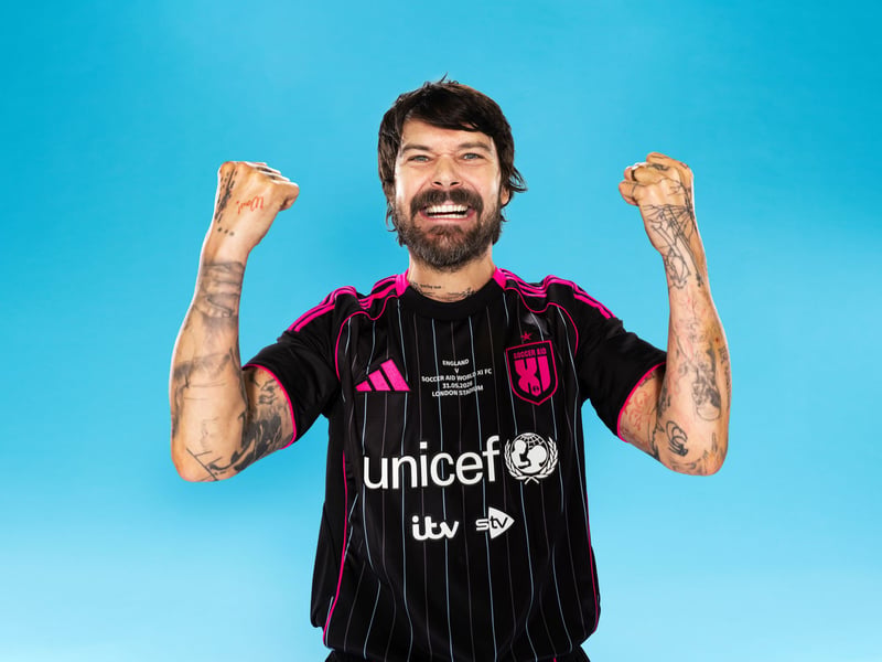The second Scottish player on the World XI team is Biffy Clyro frontman Simon Neil. 
