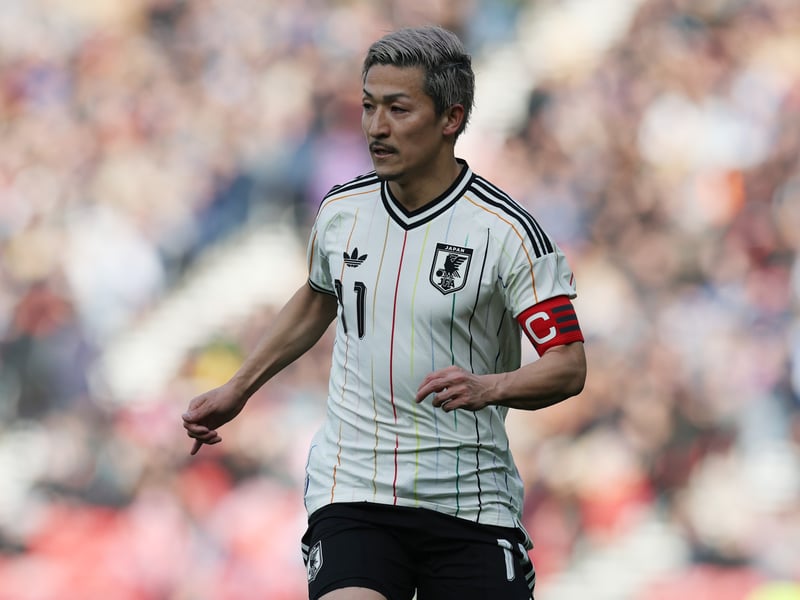 The talismanic Celtic forward is equally as important to his national side. He'll be expected to feature heavily for Japan, who face the Netherlands, Sweden and Tunisia in a difficult Group F.