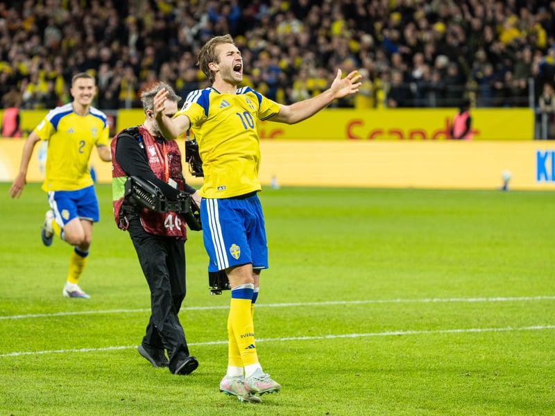 Celtic's player of the year as they claimed a domestic double, Nygren has been handed the number 10 shirt for Sweden at the World Cup. They'll face the Netherlands, Japan and Tunisia in Group F.