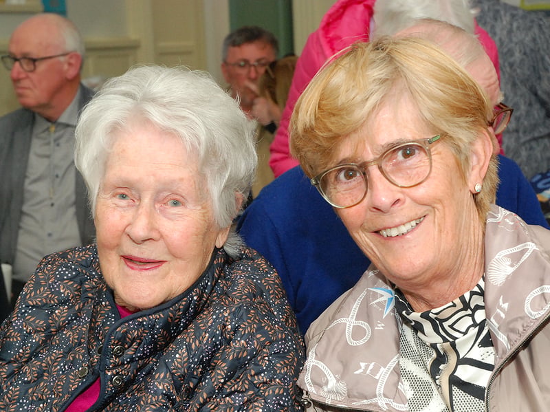 Noreen Brophy and Noreen Hanrahan are pictured above enjoying the celebrations during the County Fleadh