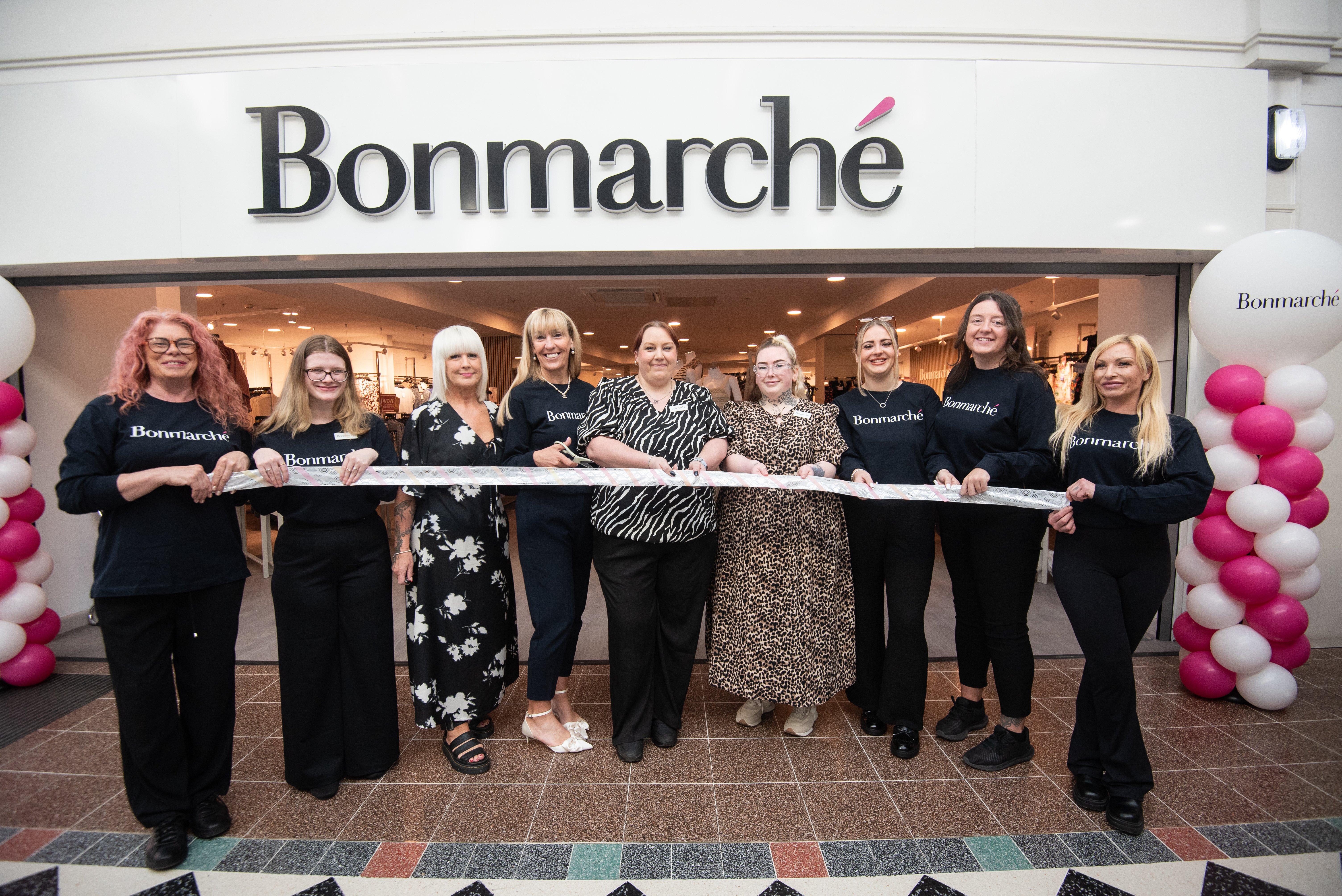 The ribbon is cut at the new Bonmarche in St Georgre's Shopping Centre