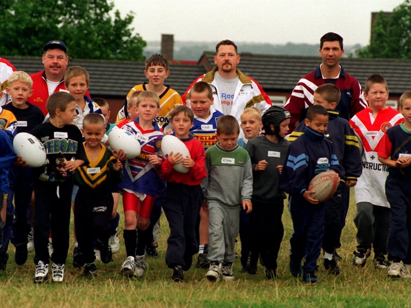 East Leeds RL Club held a skills weekend for children aged between eight and 14. Pictured are the U-8s to U-10s children from Seacroft, Gipton and Crossgates starting their weekend course.