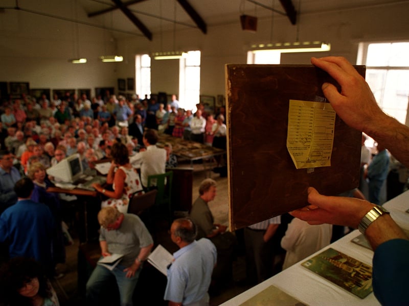 One of over 400 lots of artwork being auctioned formally belonging to art dealers Joan and Gordon Wright.