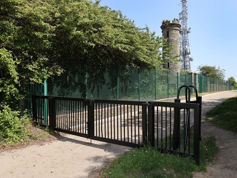 Gates have also been reinforced at the end of the walkway near the Beacon