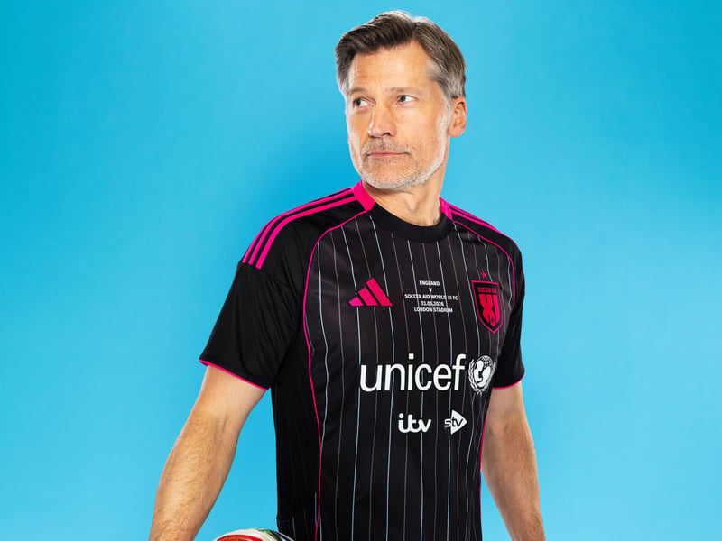 Best known for his role as Jamie Lannister in Game of Thrones, Danish actor Nikolaj Coster-Waldau will play for World XI. 
