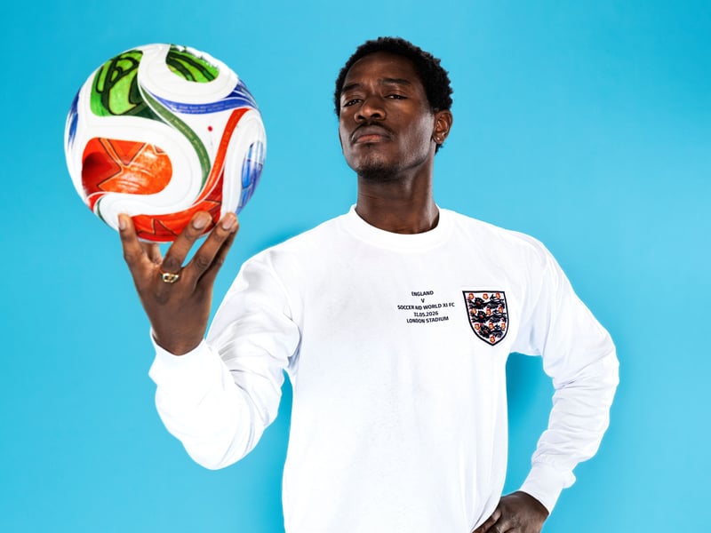 Following his role in the massive F1 movie, Nigerian-English actor Damson Idris will play for England. 
