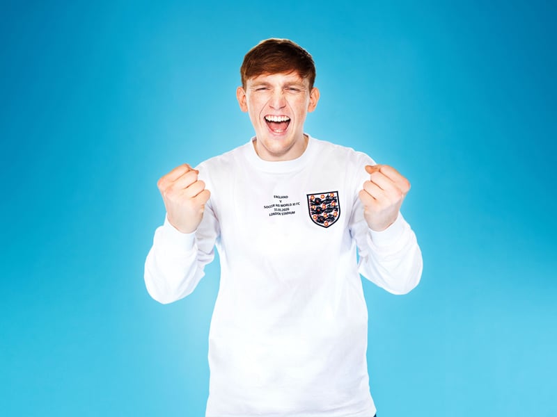 YouTuber and I’m A Celeb winner Angry Ginge, whose real name is  Morgan Sam Lee Burtwistle, will return to the England squad this year. 
