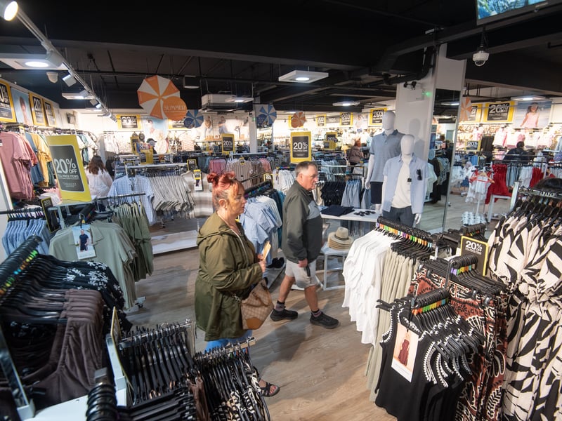 Shoppers inside the brand new Peacocks
