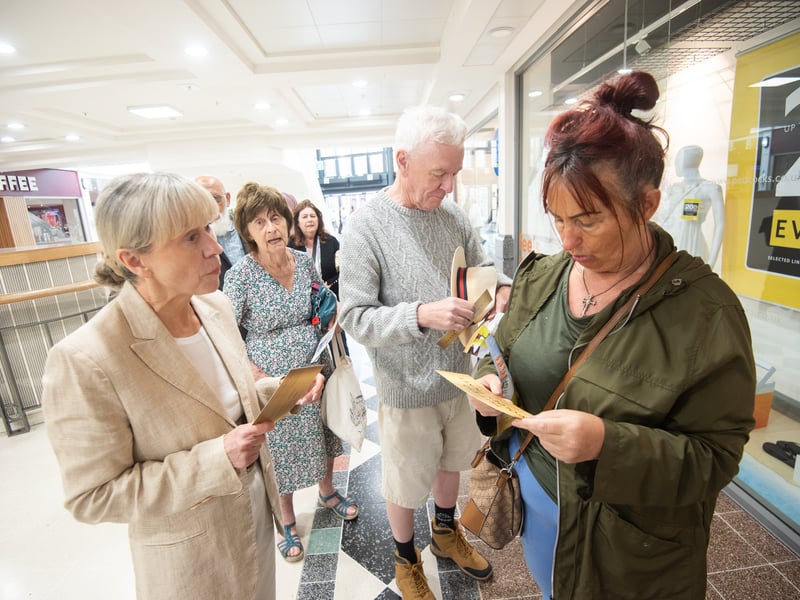 The first 10 customers in store at Peacocks won a golden ticket