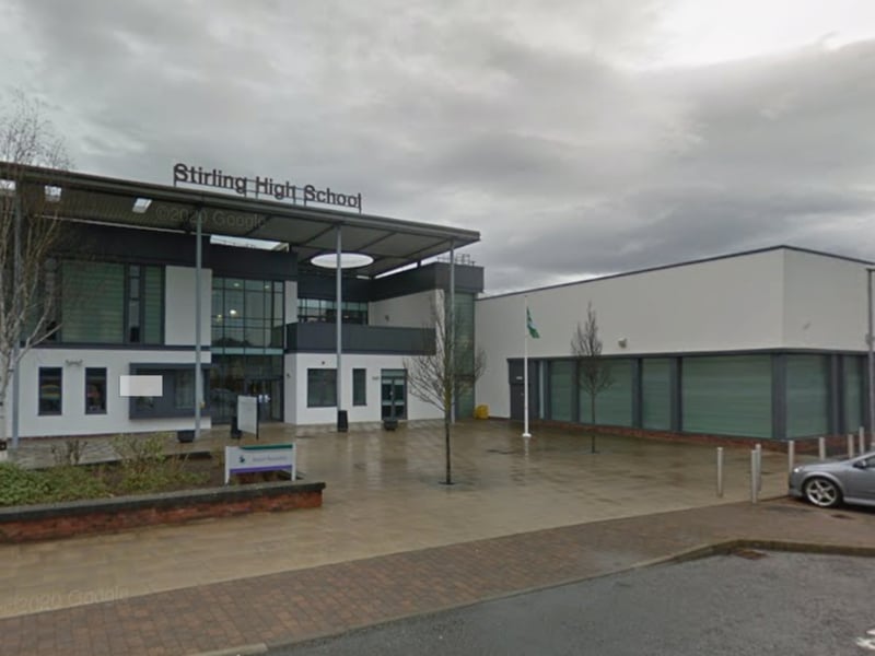 46 per cent of Stirling High School pupils work their way to a minimum of five Highers. 13.2 per cent of the school's 1,084 pupils are classed as 'deprived'.
