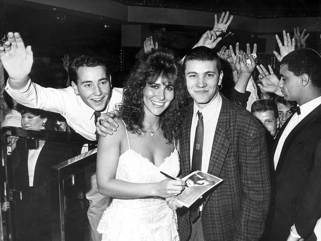 On 12 May 1988, top model Linda Lusardi visited Cascades nightclub in Telford town centre as part of the Telethon 88 appeal, signing autographs and selling balloons to help raise funds for the cause.