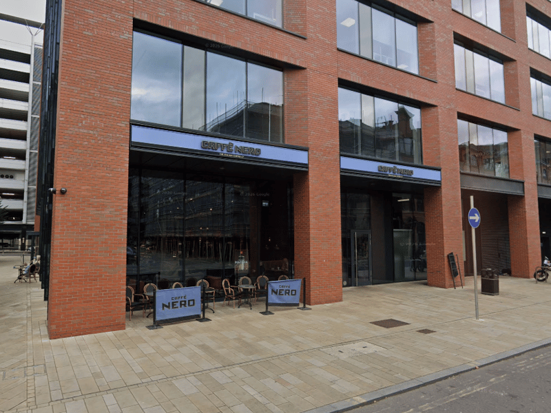 Caffe Nero on Sovereign Square was given a 5-star hygiene rating on May 12, 2026. 📍Sovereign Square, Sovereign Street, Leeds LS1 4ER