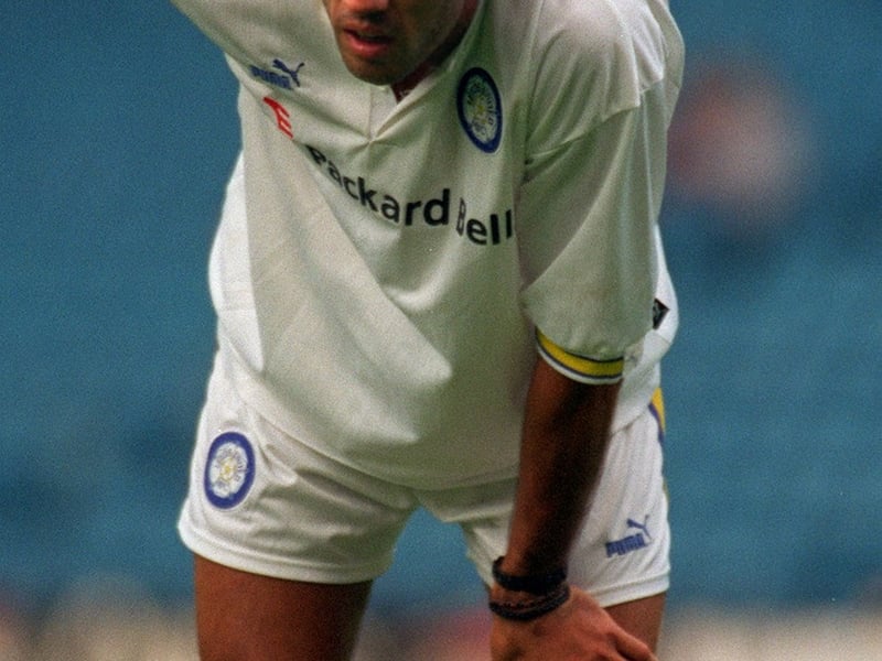 Striker Mark Hateley takes a breather.
