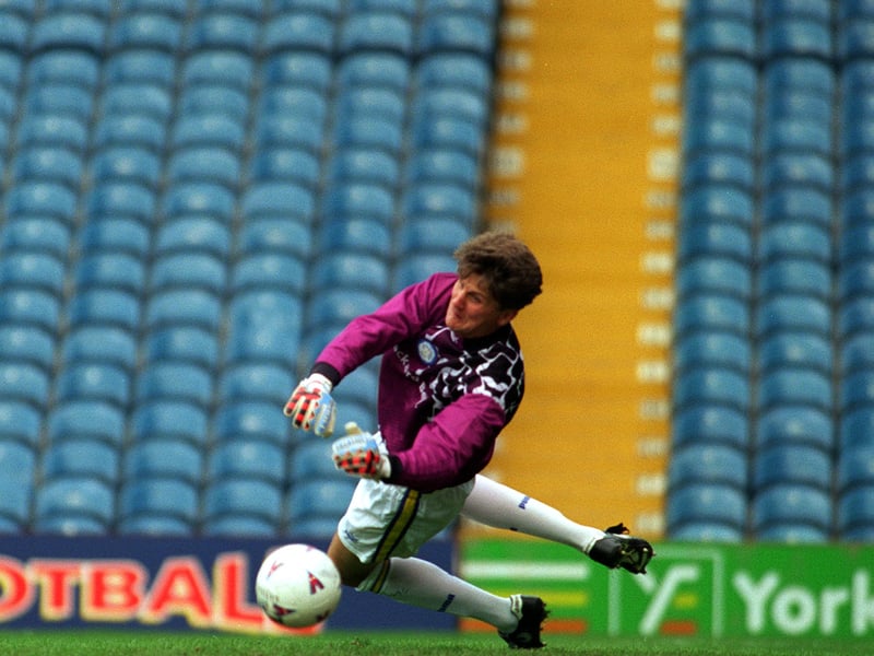 John Lukic makes a save during his testimonial.